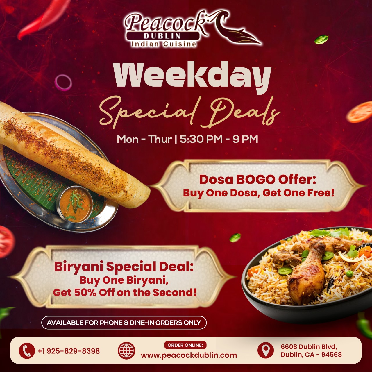 Weekday Special Deals